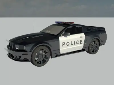 Police Car  3D model