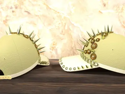 Cap with spikes 3D model