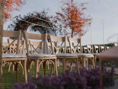 Wedding place 3D model
