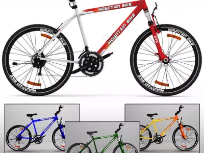 Mountain Bike MTB 3D model