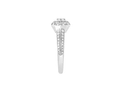 BOUCHERON - SOLITAIRE RING - ETOILE DE PARIS 3D print model