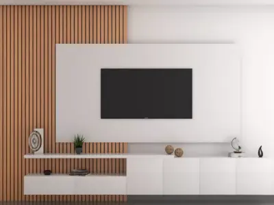 TV WALL 2 3D model