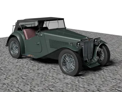 clasic cars 3D model