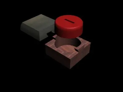 Movable Jewelry Ring Box 3D print model