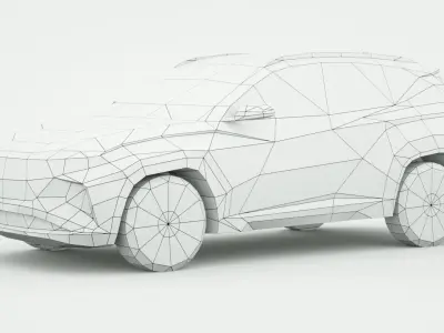 Hyundai Tucson 2023 Low-poly 3D model