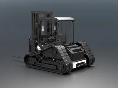 Forklift Concept 3D model