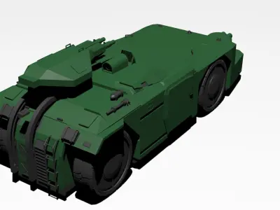M577 APC USCM Armored Personnel Carrier 3D print model