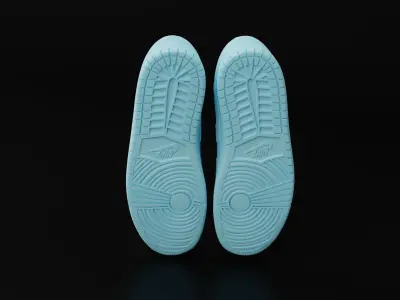 Air Jordan 1 Low Shoe 3D print model