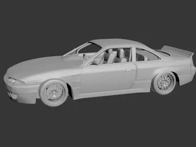 Nissan Silvia S14 Rocket Bunny  3D print model