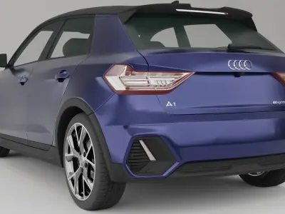 Audi A1 Citycarver 2019 3D Model 3D model