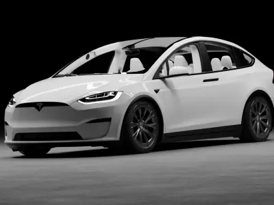Tesla Model X Plaid 3D model