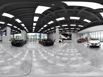 Sports Car Showroom - Car Dealership 3D model
