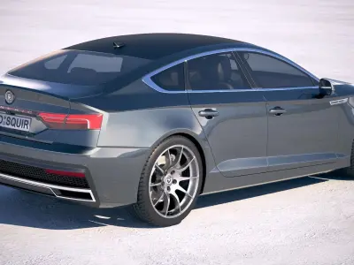 Generic Sedan 2017 v2 3D model