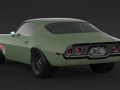 1972 Camaro Rs 3D model