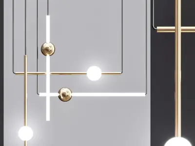 ORION GLOBE LIGHT designed by Lee Broom 3D model