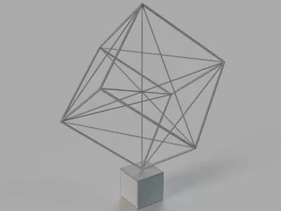 Apex Standing Sculpture 3D model