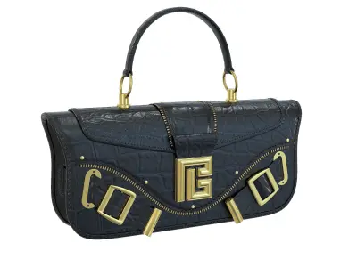 Balmain Blaze Clutch Bag Low-poly 3D model