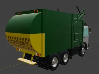 Garbage Truck 3D model