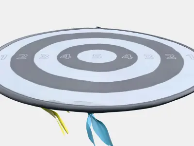 LUSTIGT Dart game Low-poly 3D model