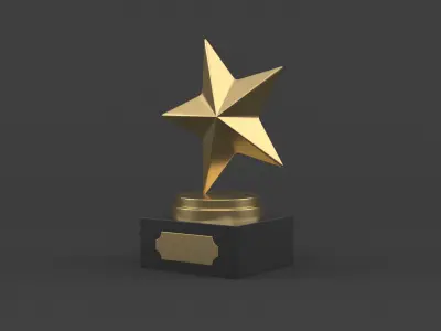Trophy Cup Collection 3D model 3