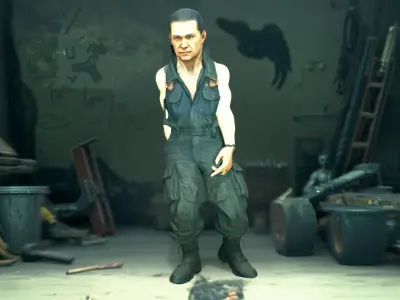 Tactical Soldier model pack Low-poly 3D model