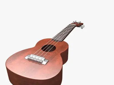 Ukulele 3D model