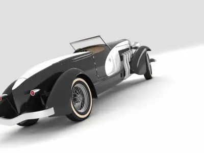 Duesenberg Classic car 3D model