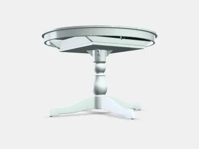 INGATORP Extendable table 1 Low-poly 3D model