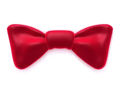 Bow tie  Low-poly 3D model