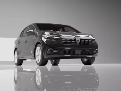 Dacia Logan 2021 Car 3D model