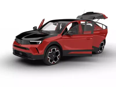 Opel Mokka 2021 HQ 3d model 3D model