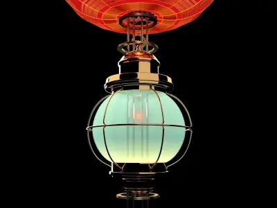 Chinese Red Lantern 3D model