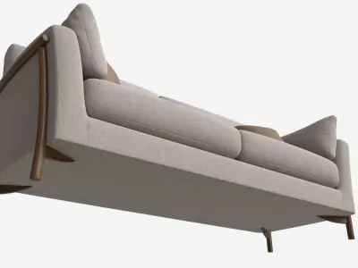 Sofa Large Ercol Avanti 3D model