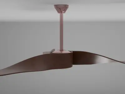 Wooden Ceiling Fan 3D Model Free 3D model