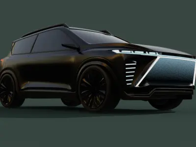 Crossover Car 3D model