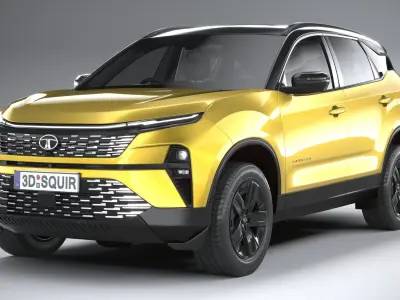 Tata Harrier 2024 3D model
