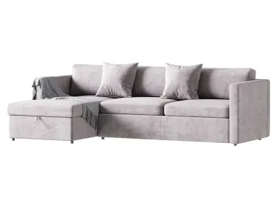 Harris Leather Sofa 3 3D model
