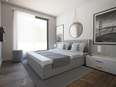 Bedroom 2 modern design 3D model