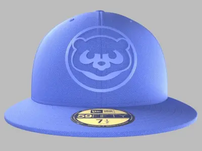 Chicago Cubs Baseball Cap 3D model