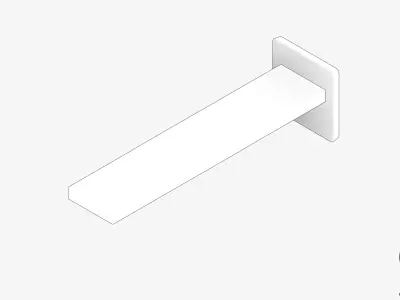 Wall Spout - Luxury - Style Low-poly 3D model