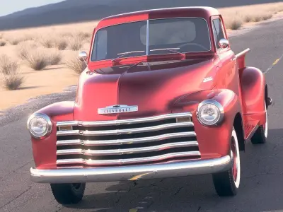 Chevrolet Pickup 1950 DesertStudio 3D model