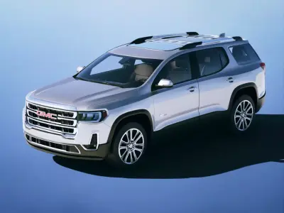 GMC Acadia AT4 2020 Low-poly 3D model