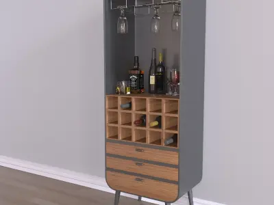 Vino Cabinet 3D model
