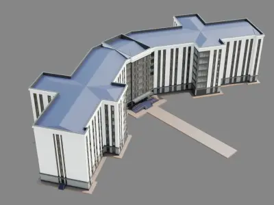 University Building ID049 3D model