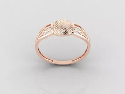 Women Ring Fancy Ring Plain light weight STL 3DM Printable 3D print model purchase