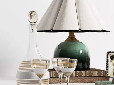 Vintage Decorative Set-H64 3D model