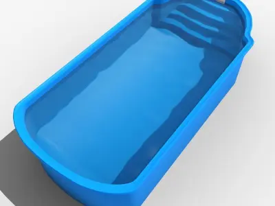 Zahradni bazen Sec 3D model