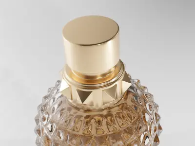 Valentino Perfume Low-poly 3D model