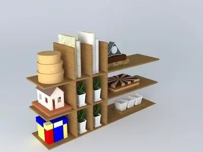 decorative shelf decorative shelf  Free 3D model