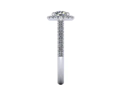Diamond Fashion Ring R1 3D print model